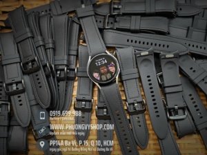 Dây da Eco Hybrid Galaxy Watch (20mm - Ngàm cong)